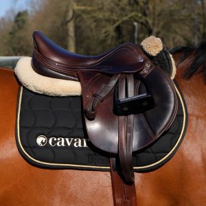 Cavar サドルパッド Queen ブラック